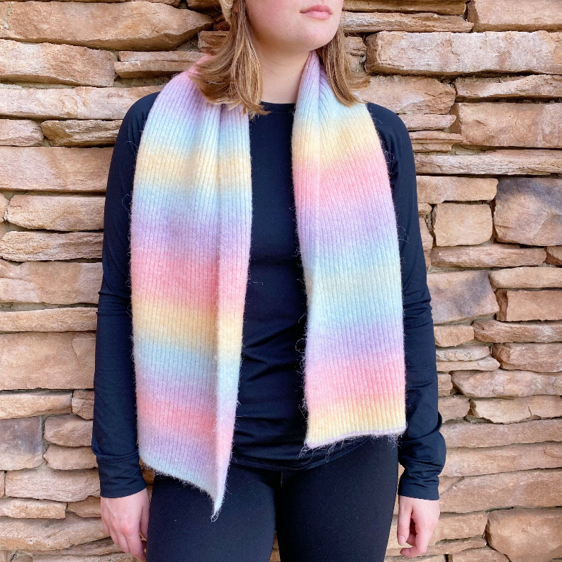 Unicorn In My Dream Cozy Knit Scarf Ellison+Young