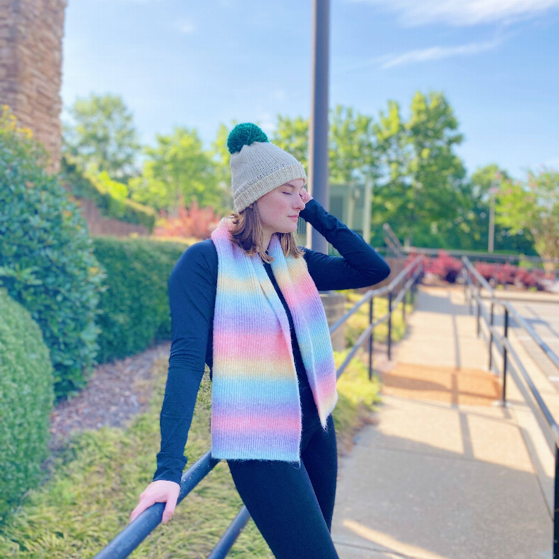 Unicorn In My Dream Cozy Knit Scarf Ellison+Young
