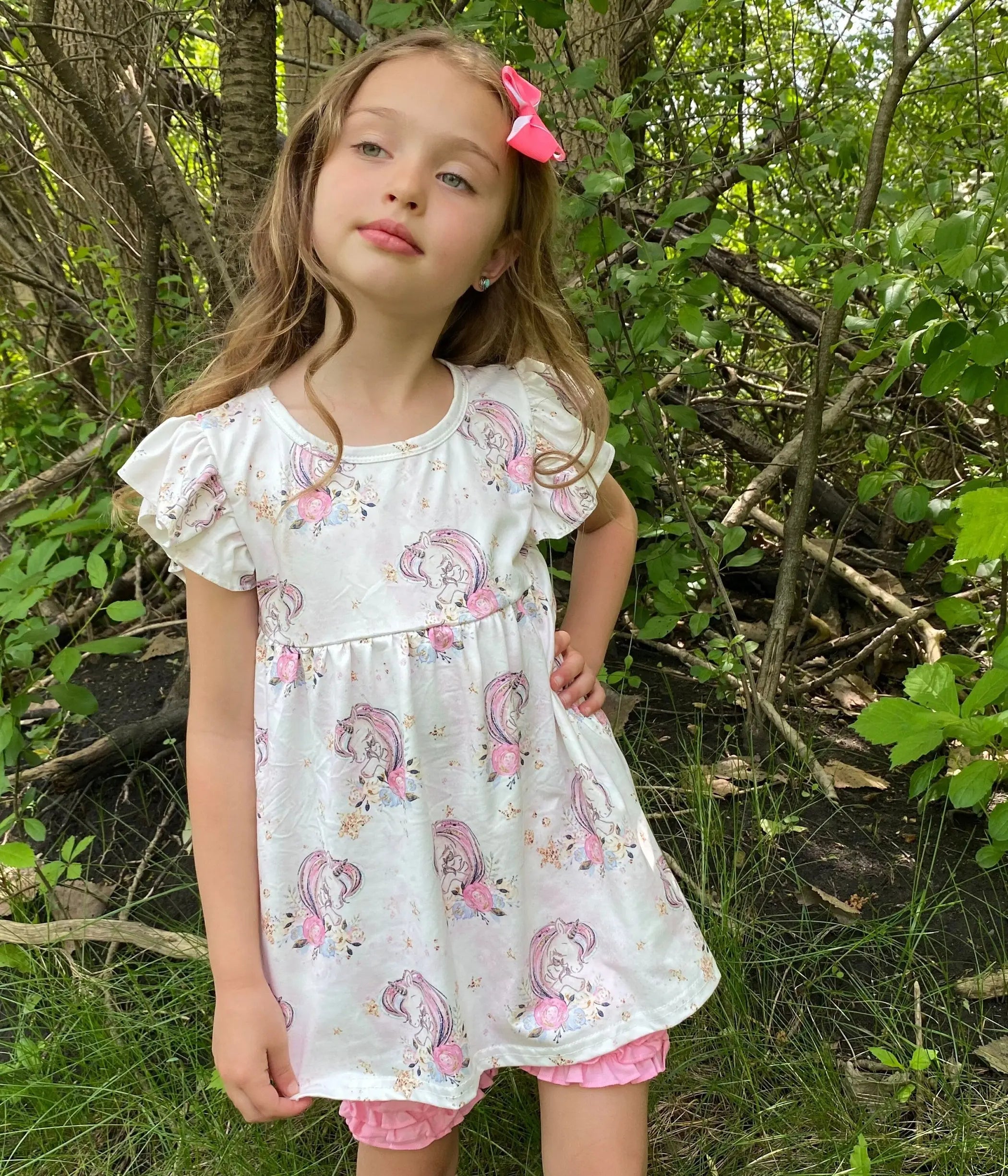 Unicorn outfit with ruffled pants Sell It LLC