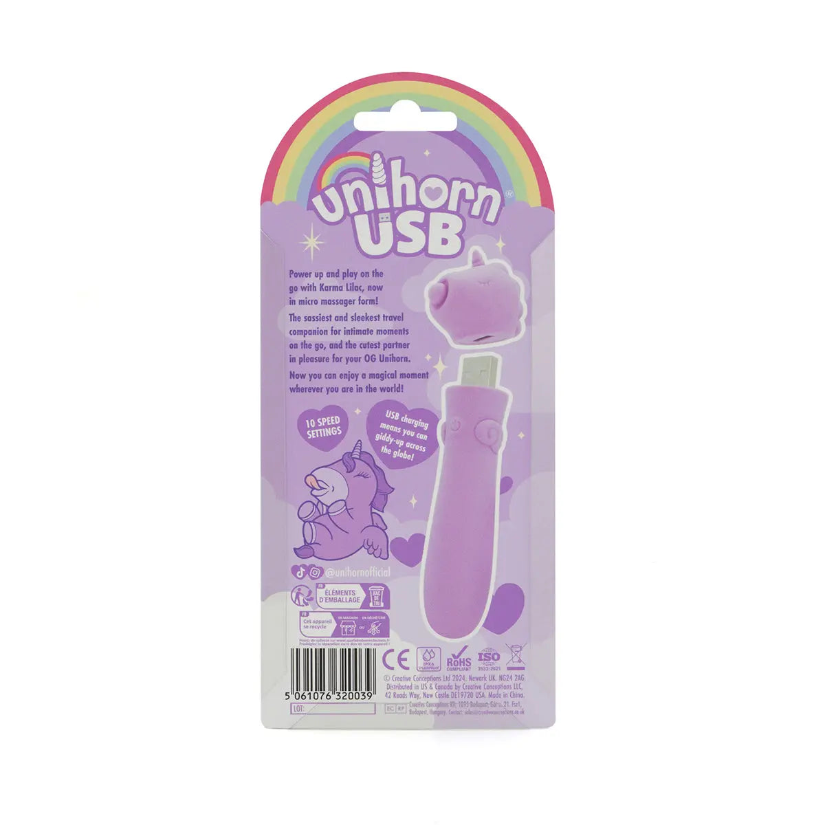 Unihorn USB Bullet Karma Lilac - GreatEagleInc