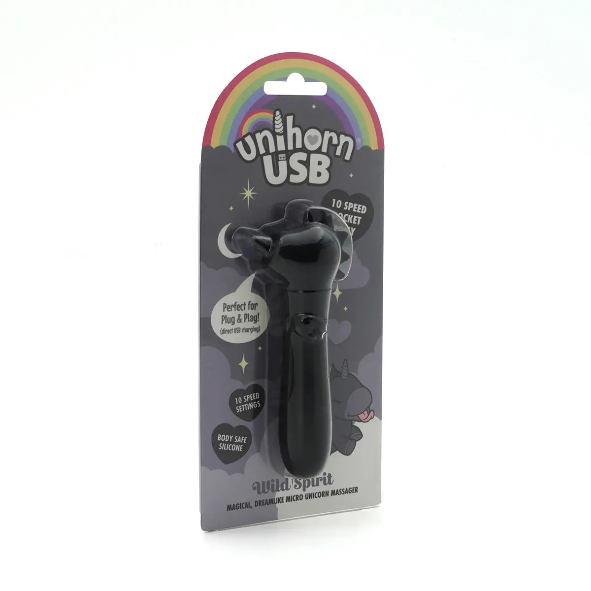 Unihorn USB Bullet Wild Spirit Black Creative Conceptions