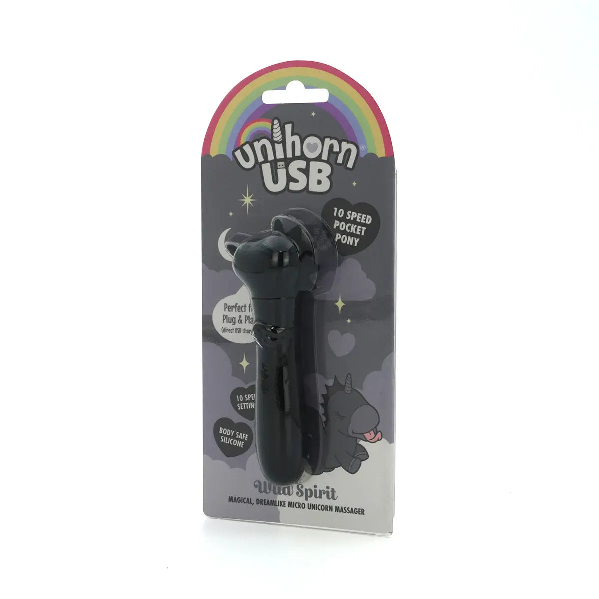 Unihorn USB Bullet Wild Spirit Black Creative Conceptions