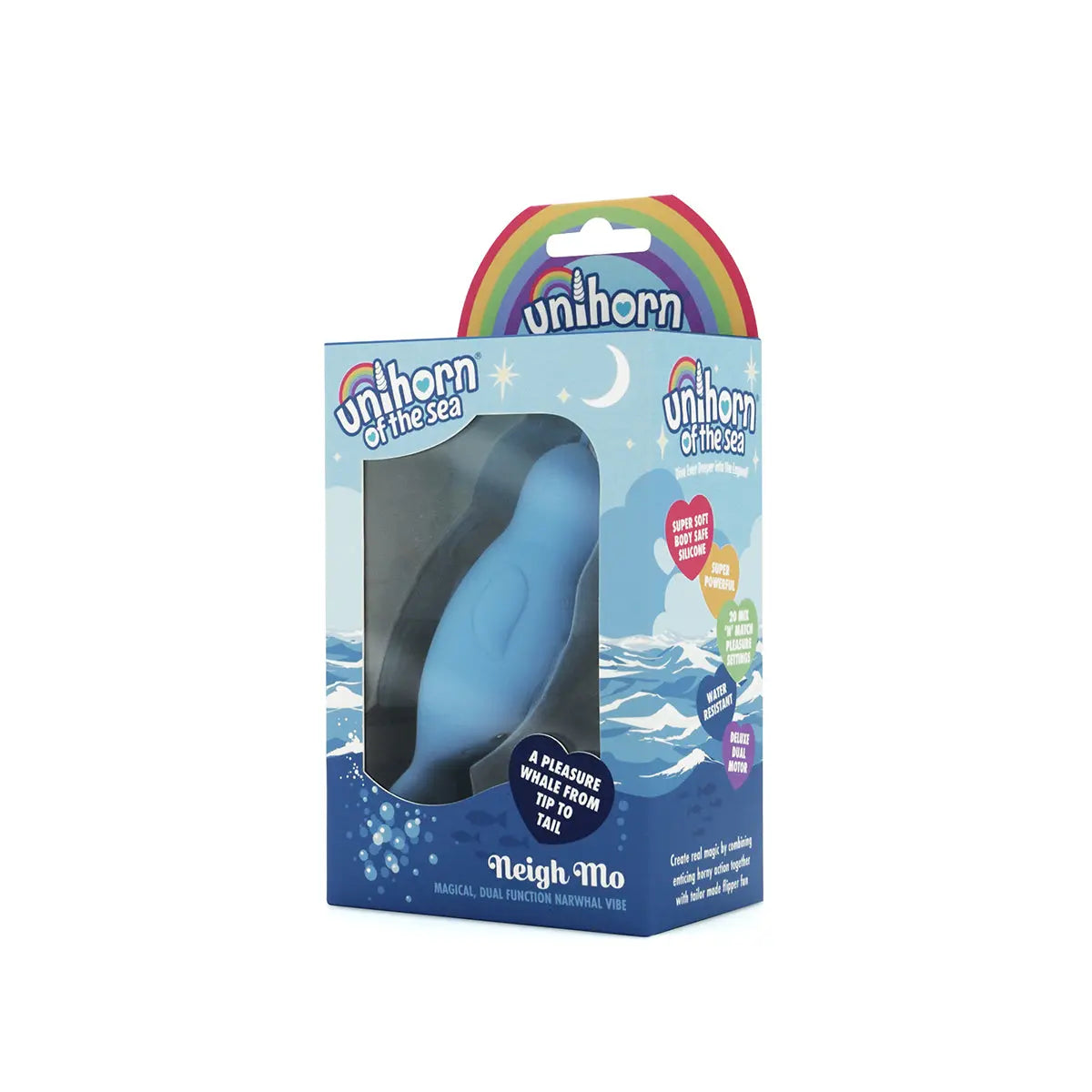 Unihorn of the Sea Neigh Mo The Narwhal Blue - GreatEagleInc