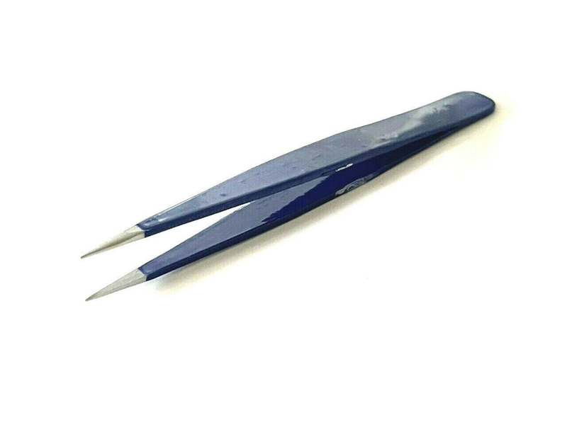 Unisex Eyebrow Hair Removal Tweezers Pointed Tip Navy Blue Color Hashir Products