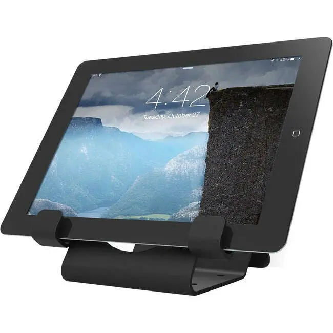 Universal-Security-Tablet-Holder-Black-With-Security-Cable-Lock-and-Plate-Compulocks-Brands-Inc.-335507054