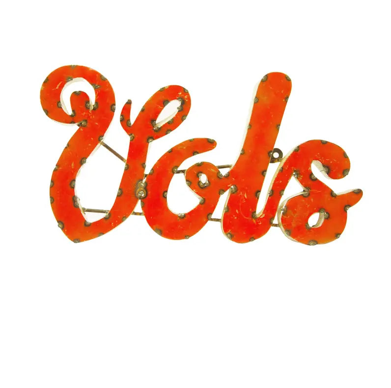 University of Tennessee "Vols" Recycled Metal Wall Decor LRT SALES