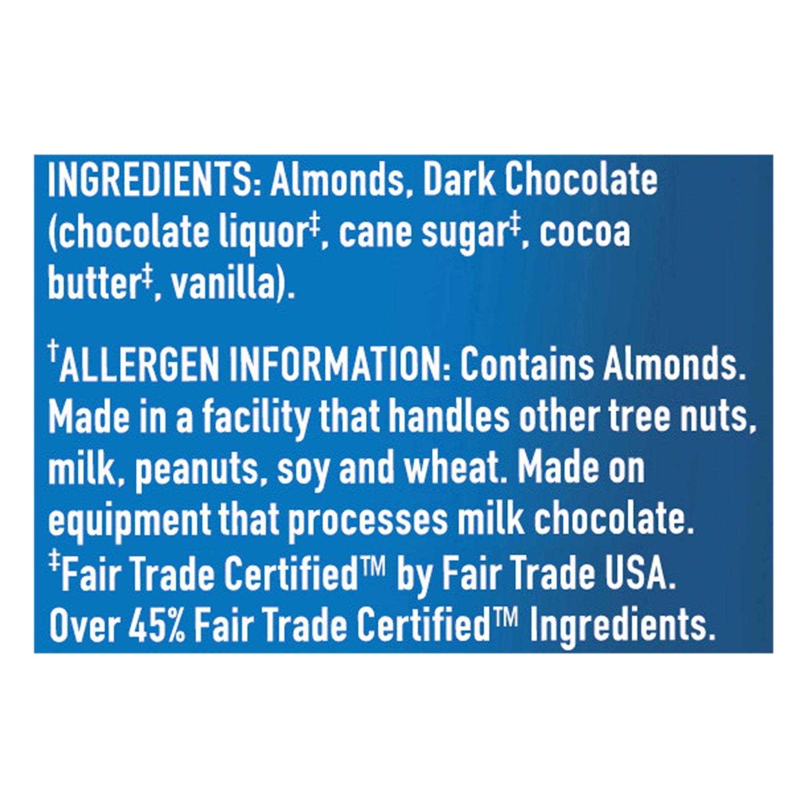 Unreal - Almonds Dk Choc Covered - Cs Of 6-4 Oz - GreatEagleInc