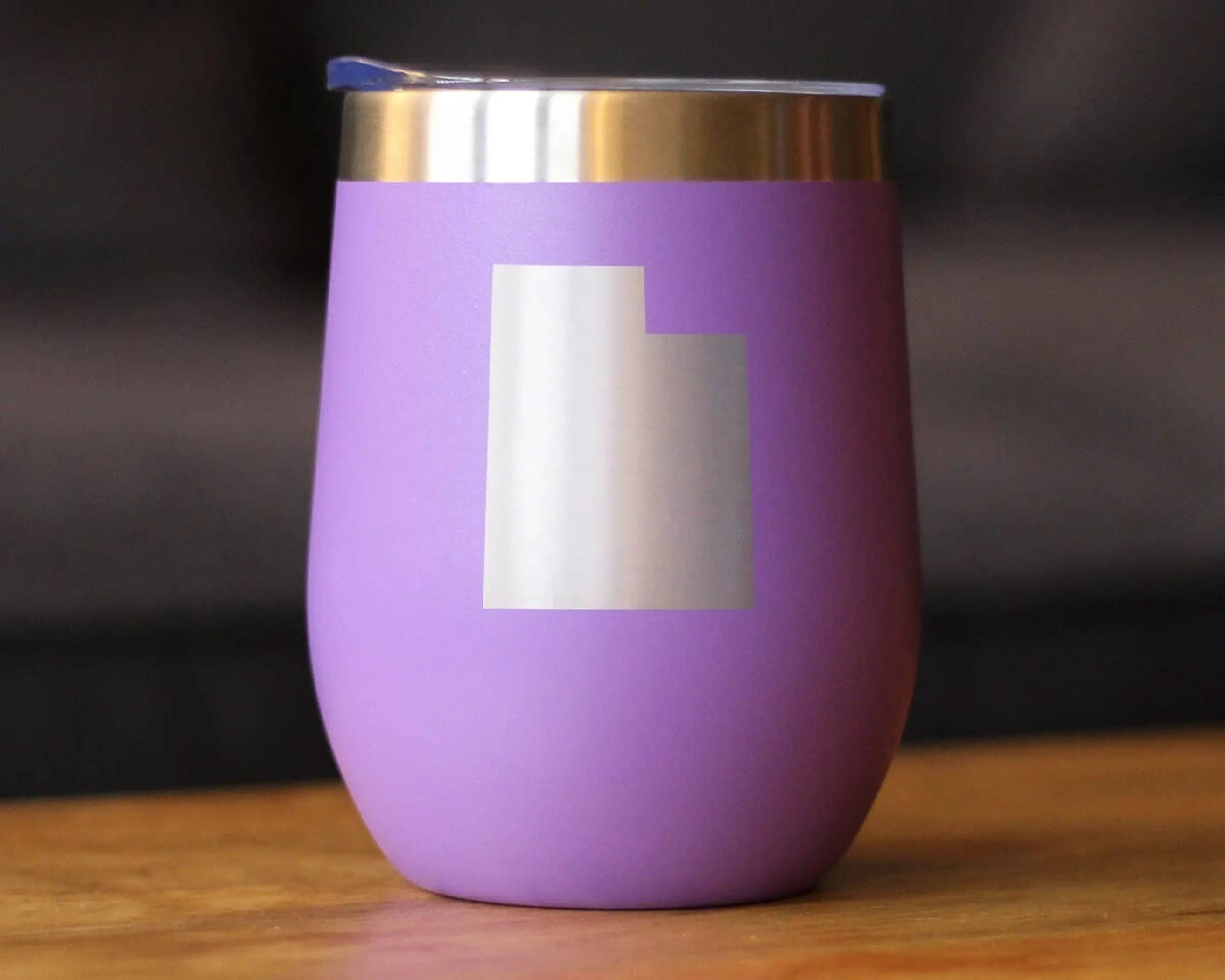 Utah Outline Insulated Wine Tumbler - Utahns Gifts and Decor Bevvee
