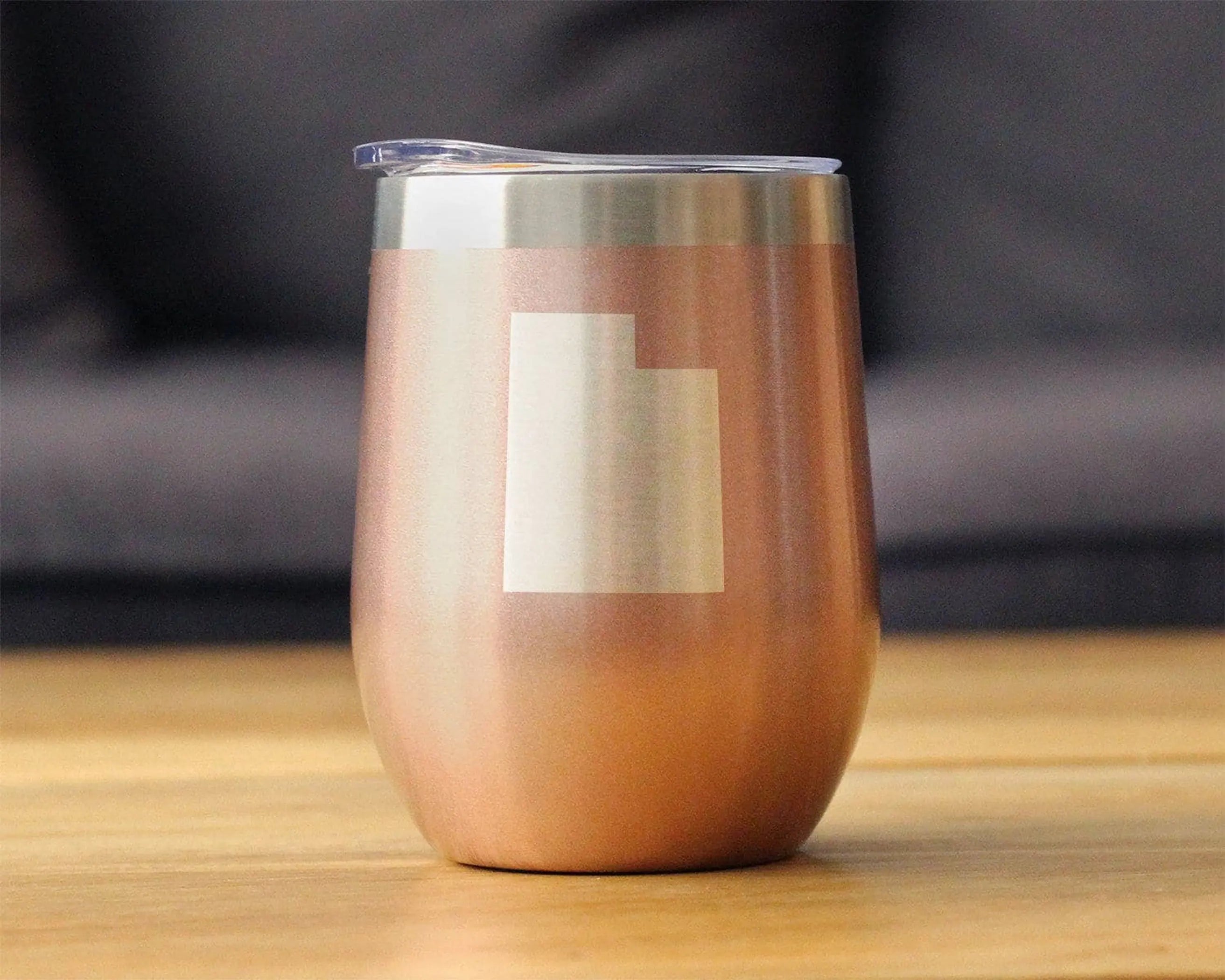 Utah Outline Insulated Wine Tumbler - Utahns Gifts and Decor Bevvee