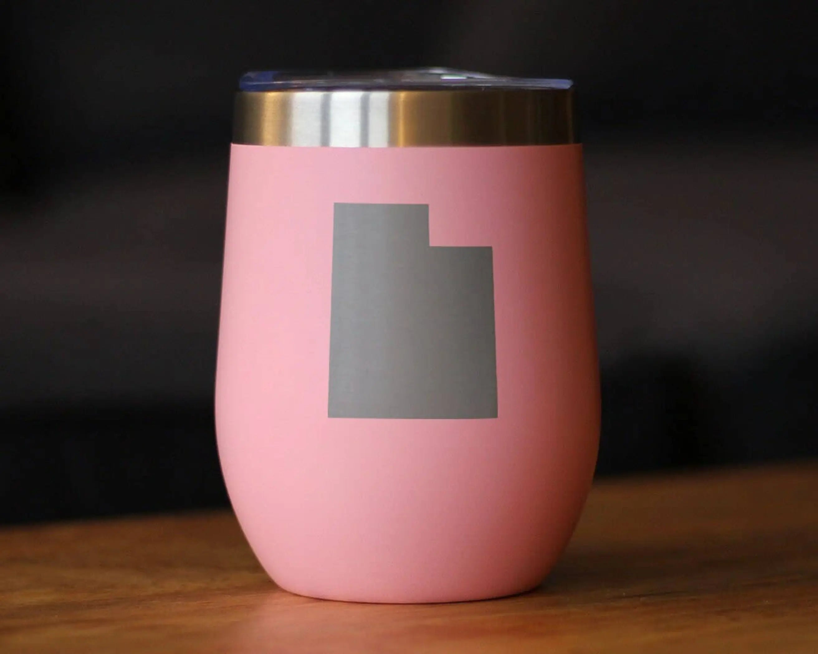 Utah Outline Insulated Wine Tumbler - Utahns Gifts and Decor Bevvee