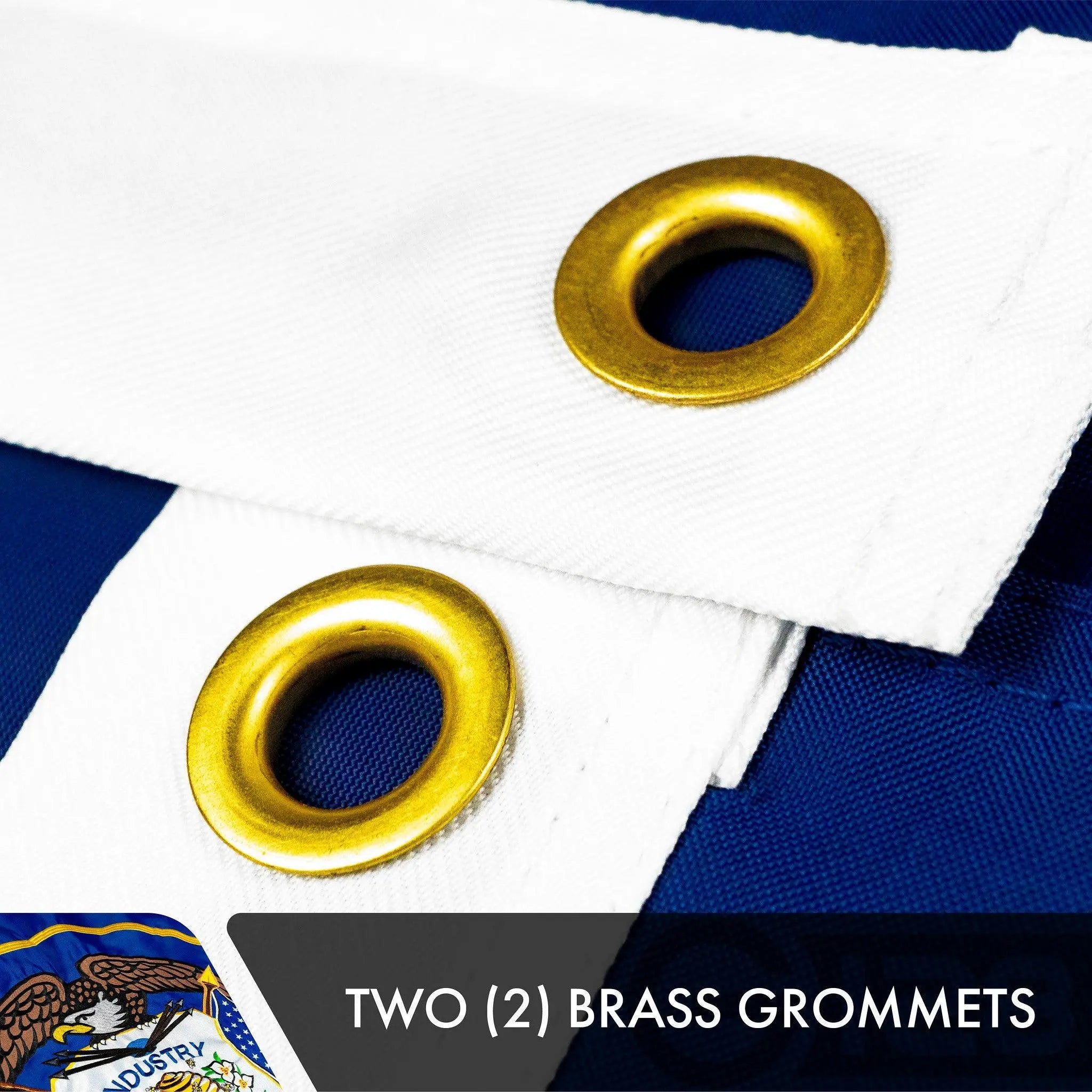 Utah UT State Flag 3x5 Ft 5-Pack Double-sided Embroidered Polyester By G128 G128