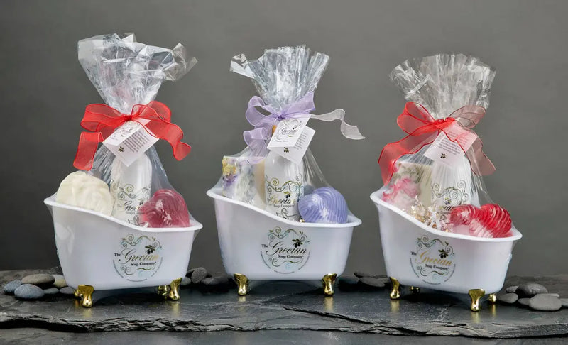 Valentine's Day Bathtub Gift Set Grecian Soap