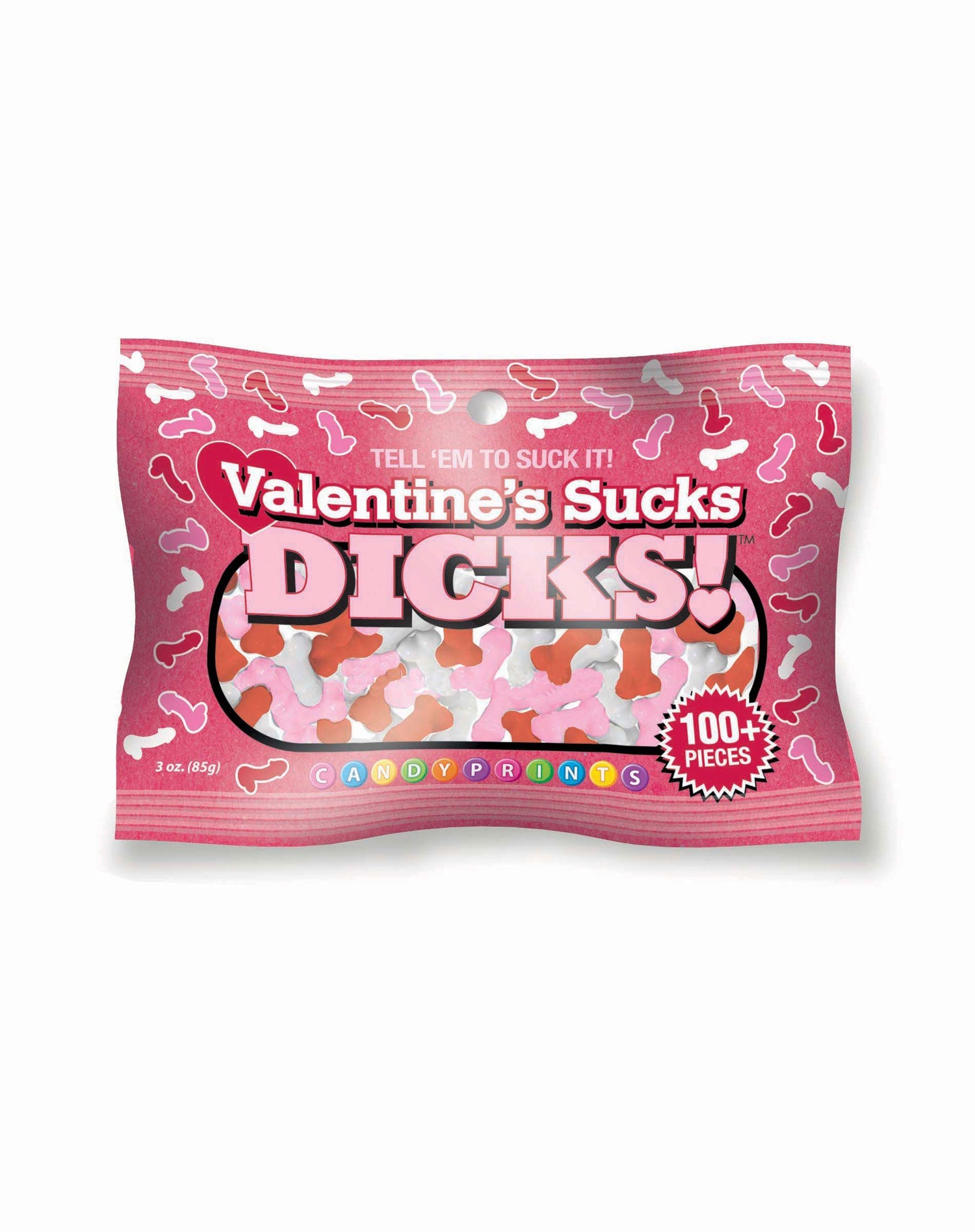Valentine’s Sucks Dicks Candy 3oz Bag Little Genie