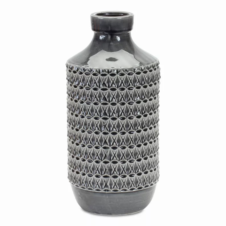 Vase 14"H Terra Cotta Melrose Intl.