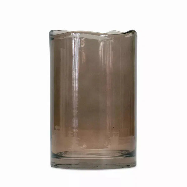 Vase 5"D x 8"H Glass Melrose Intl.