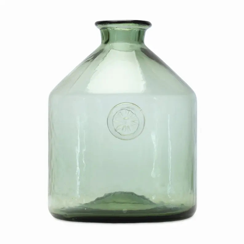 Vase 7"D x 9"H Glass Melrose Intl.