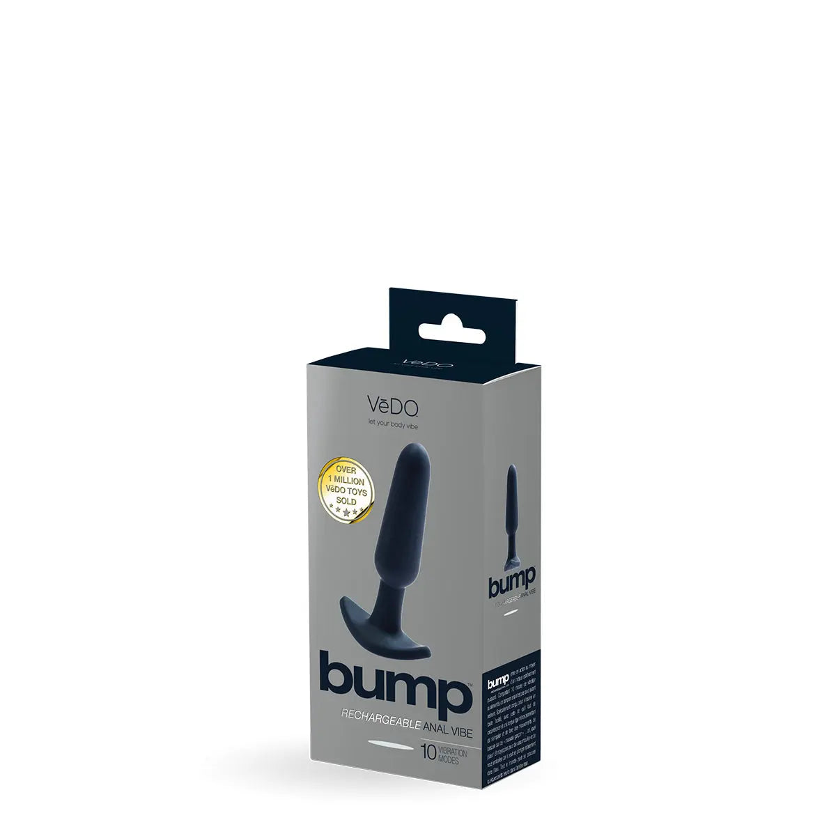 VeDO Bump Anal Vibe - Black - GreatEagleInc
