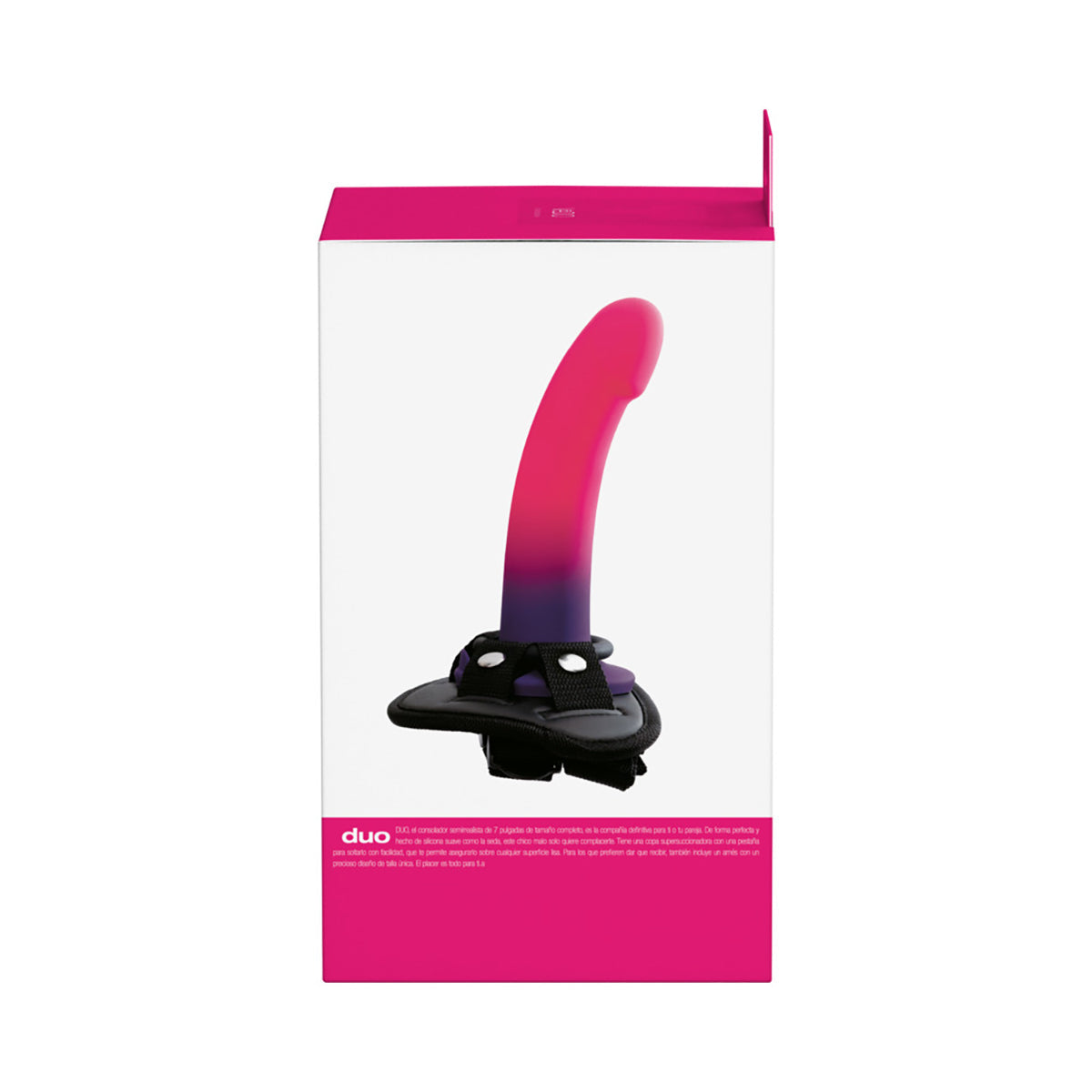 VeDO Duo Silicone Dildo with Harness Pink/Purple VeDO