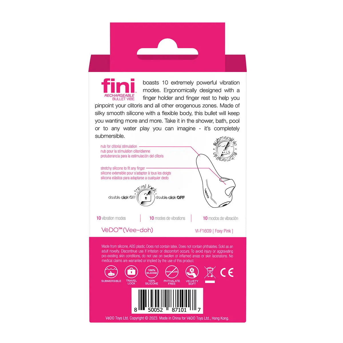 VeDO Fini Bullet Vibe - Pink VeDO