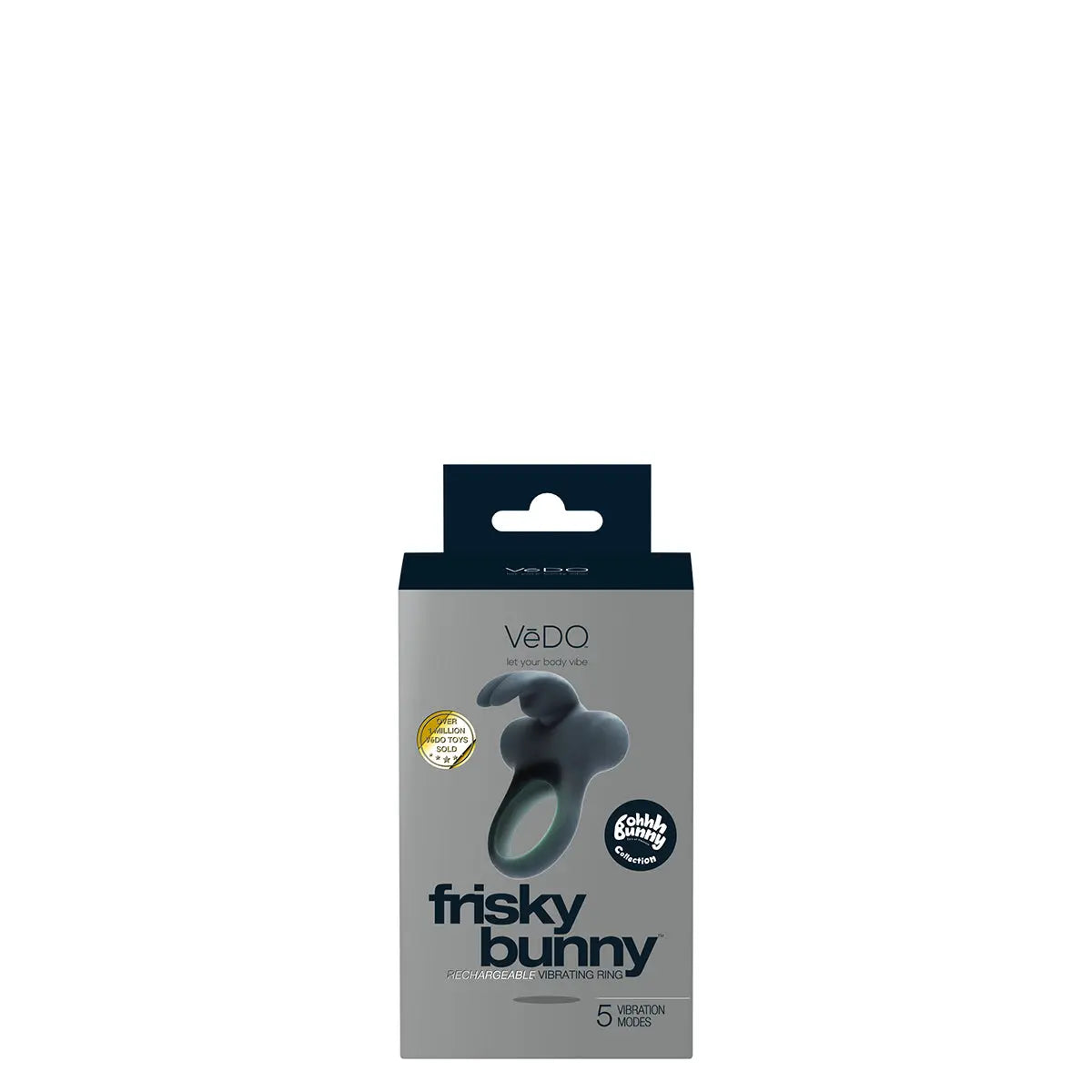 VeDO Frisky Bunny C-Ring - Black - GreatEagleInc