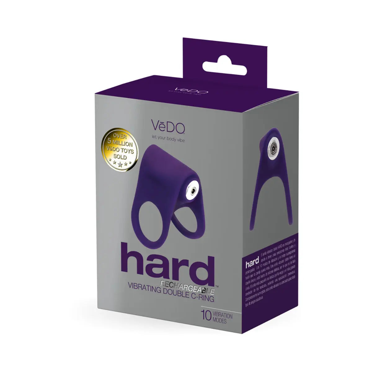 VeDO Hard Rechargeable C-Ring Purple - GreatEagleInc