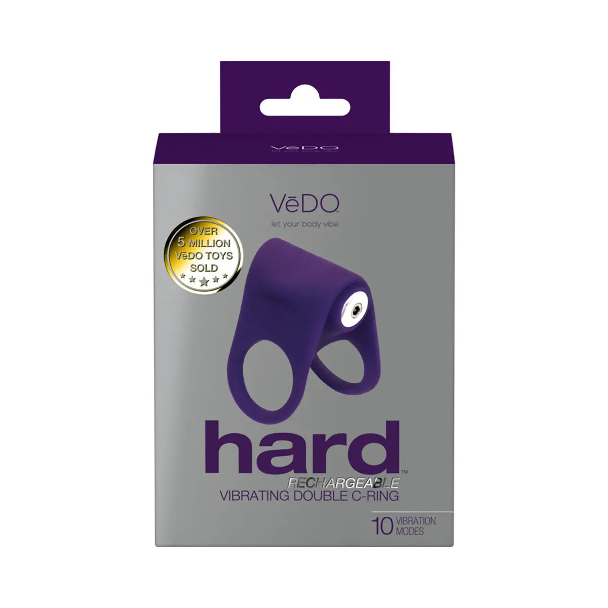 VeDO Hard Rechargeable C-Ring Purple - GreatEagleInc
