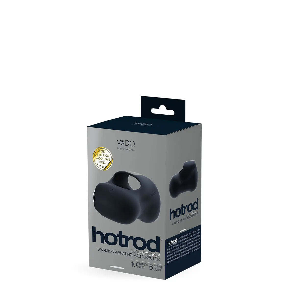 VeDO Hotrod Warming Masturbator - Black - GreatEagleInc