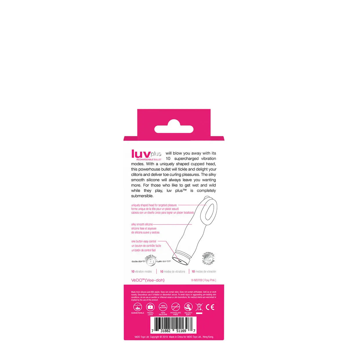 VeDO Luv Plus Mini Vibe - Pink VeDO
