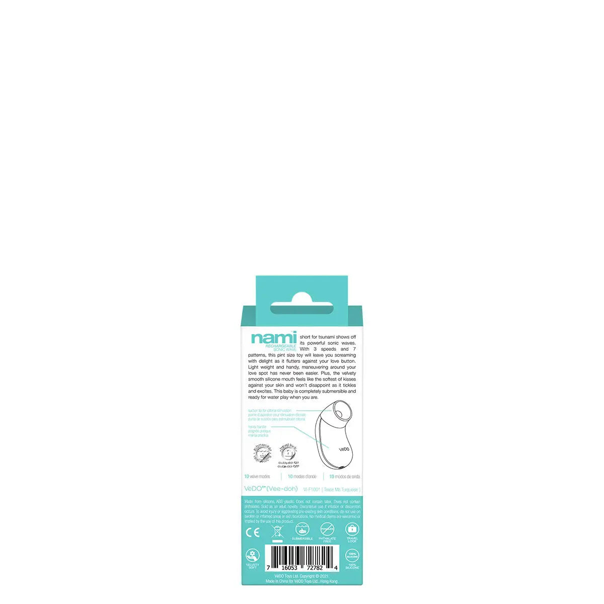 VeDO Nami Sonic Vibe - Turquoise - GreatEagleInc