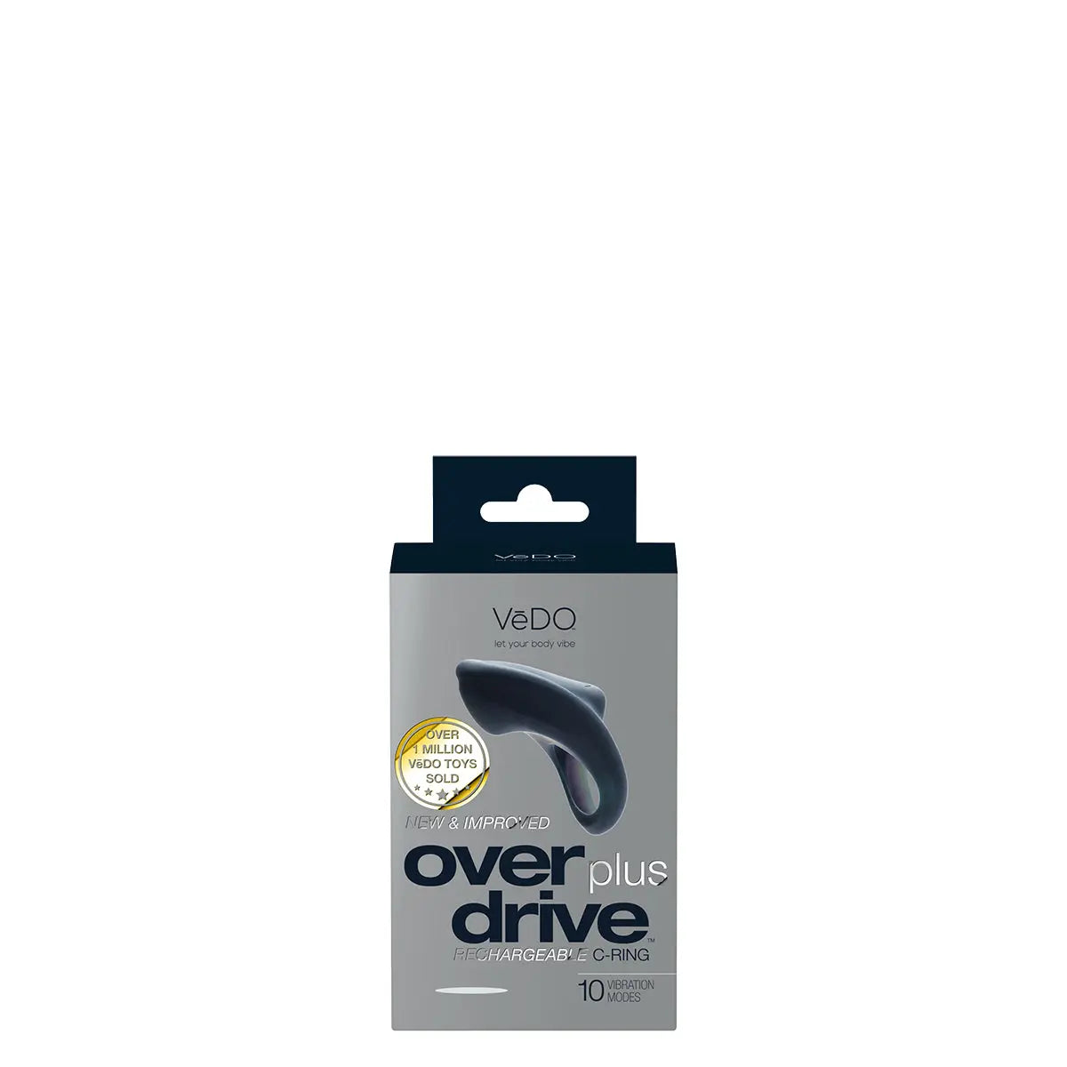 VeDO Overdrive PLUS Vibrating C-Ring - Black VeDO