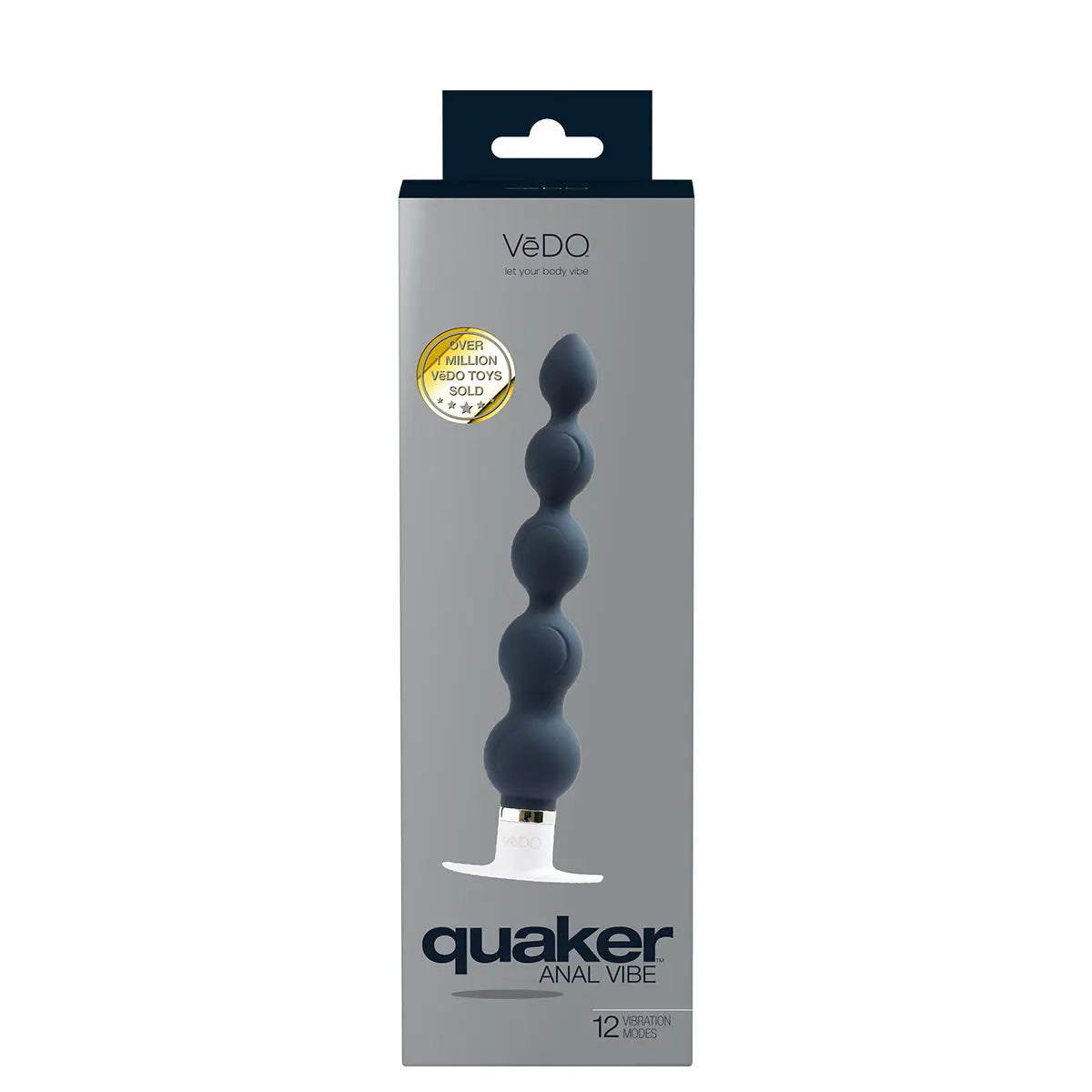 VeDO Quaker Anal Vibe - Black VeDO