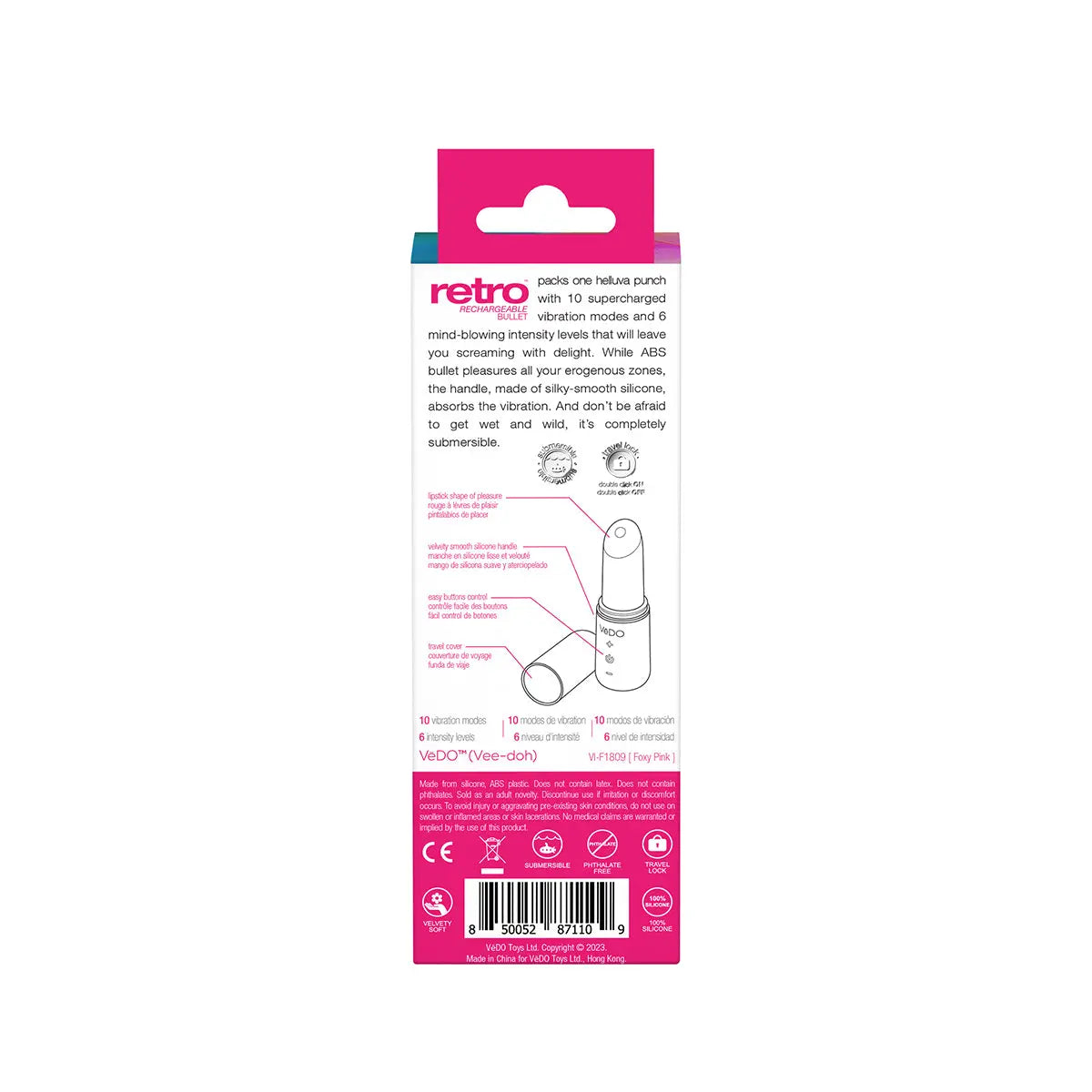VeDO Retro Bullet - Pink VeDO