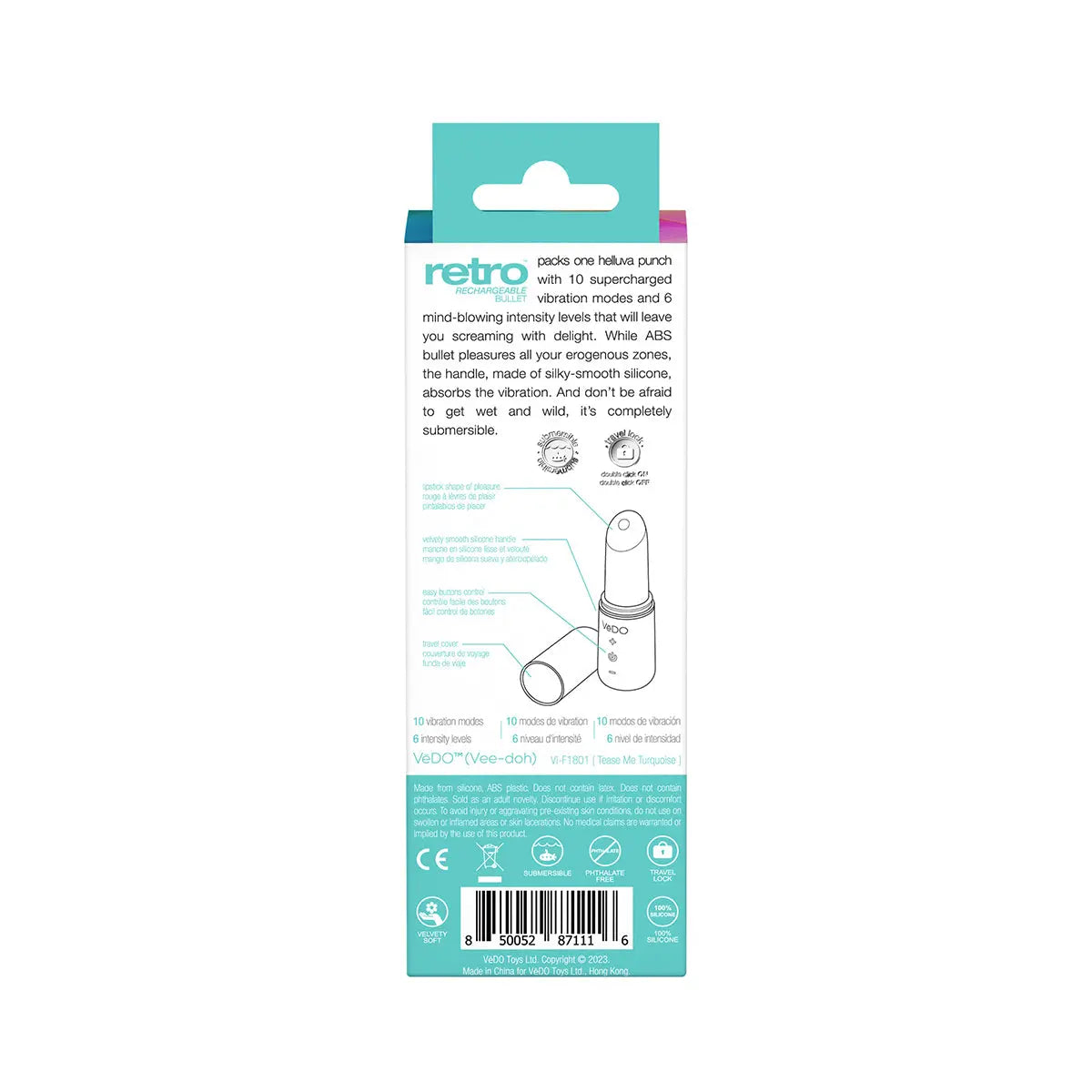 VeDO Retro Bullet - Turquoise VeDO