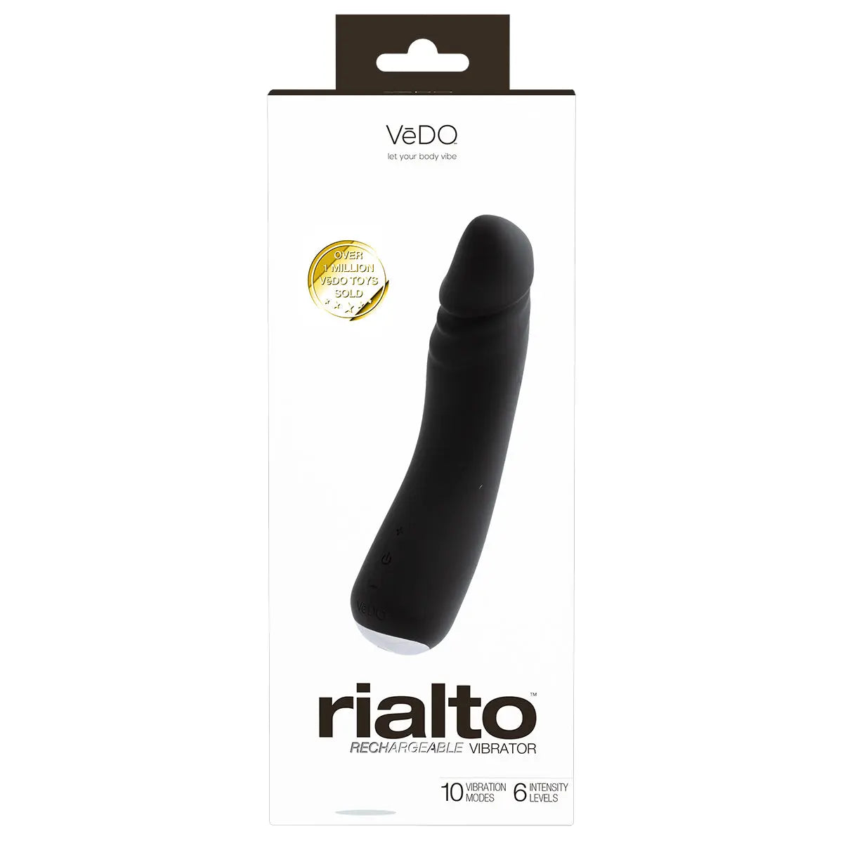 VeDO Rialto Vibrator - Black Pearl - GreatEagleInc