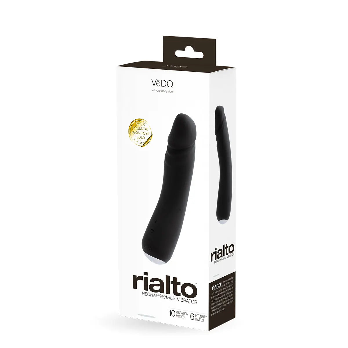 VeDO Rialto Vibrator - Black Pearl - GreatEagleInc