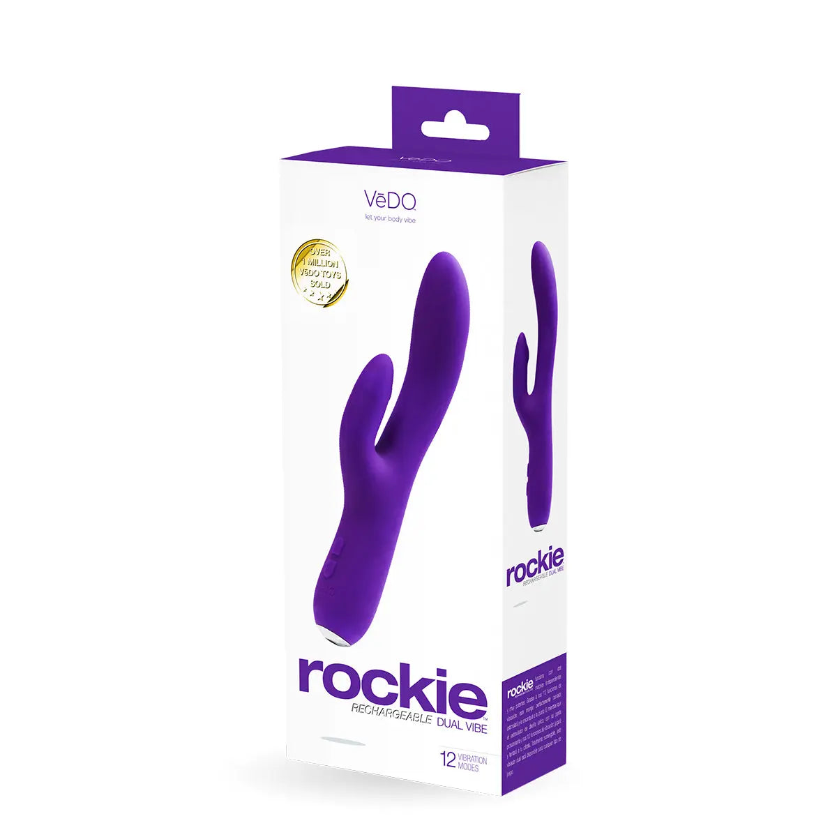 VeDO Rockie Dual Vibrator - Indigo VeDO