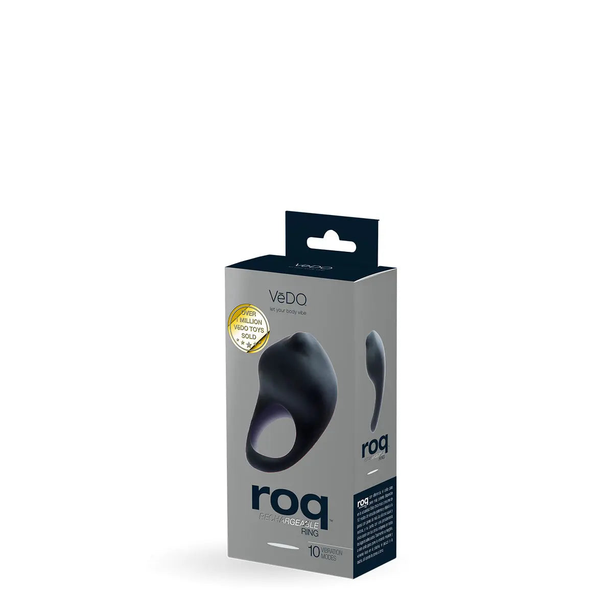 VeDO Roq Vibrating C-Ring - Black VeDO