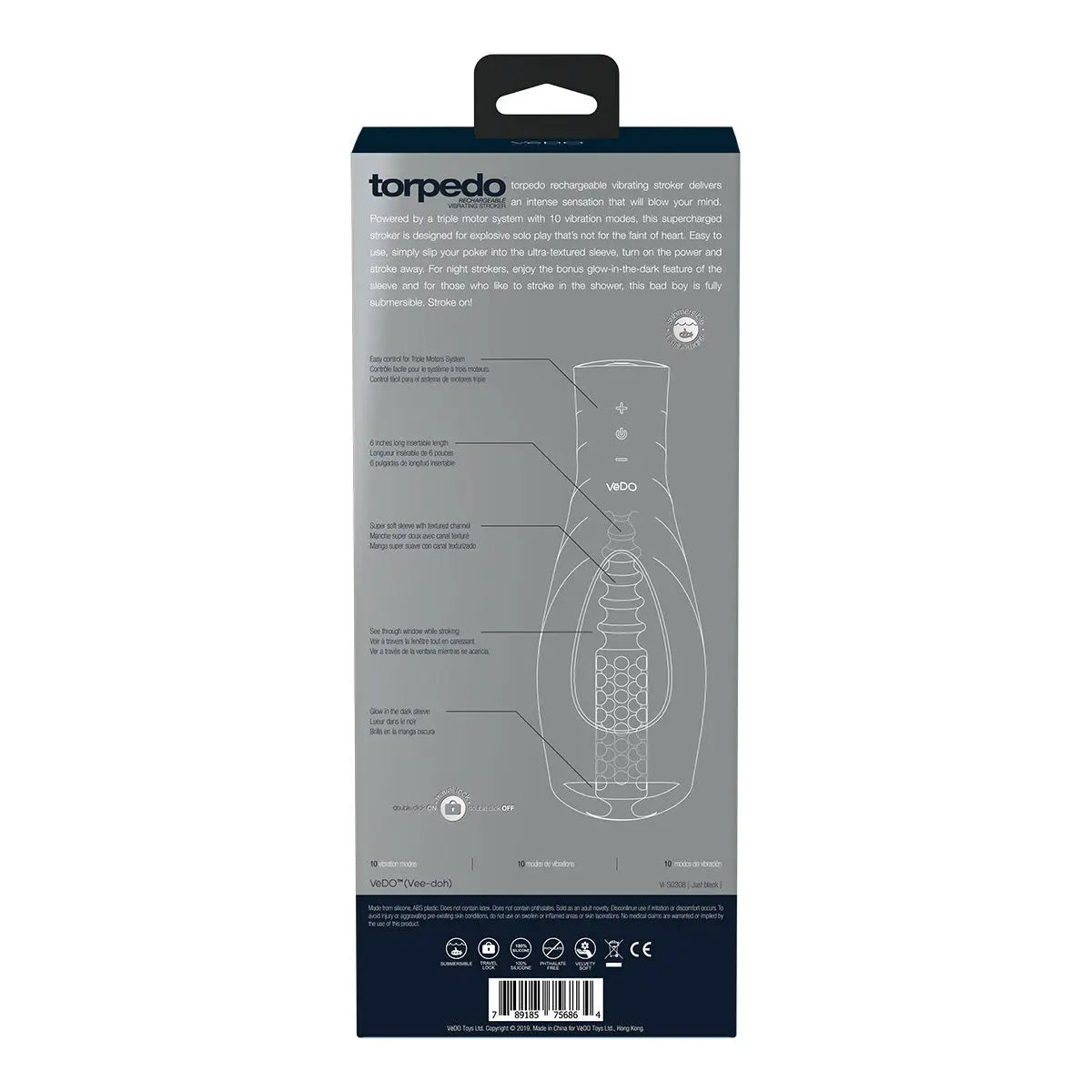 VeDO Torpedo Vibrating Stroker - GreatEagleInc