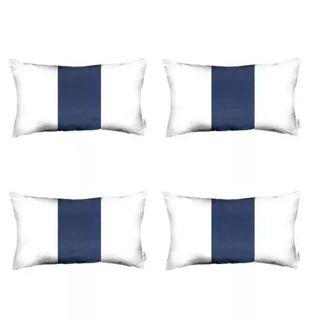 Vegan Faux Leather Detailed Throw Pillow Covers MIKE & Co. NEW YORK