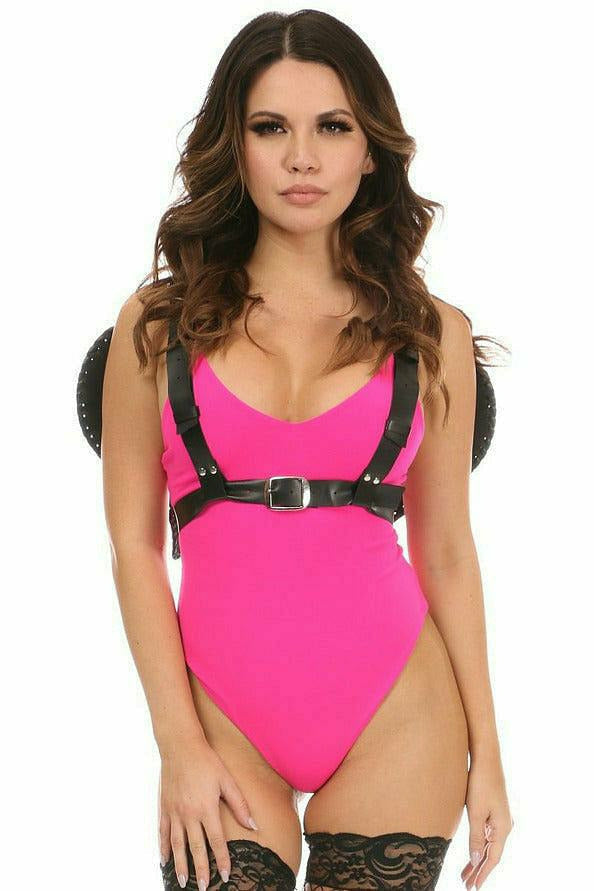 Vegan Leather Angel Wings Daisy Corsets