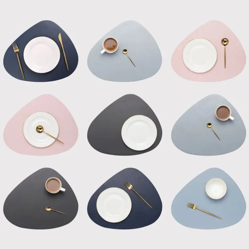 Vegan Leather Placemat and Coaster Cocus Pocus