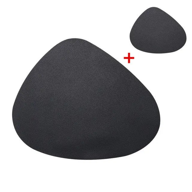 Vegan Leather Placemat and Coaster Cocus Pocus