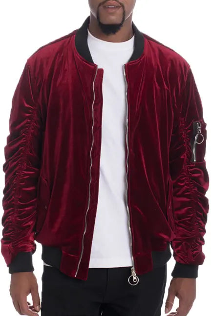 Velour Bomber Jacket WEIV