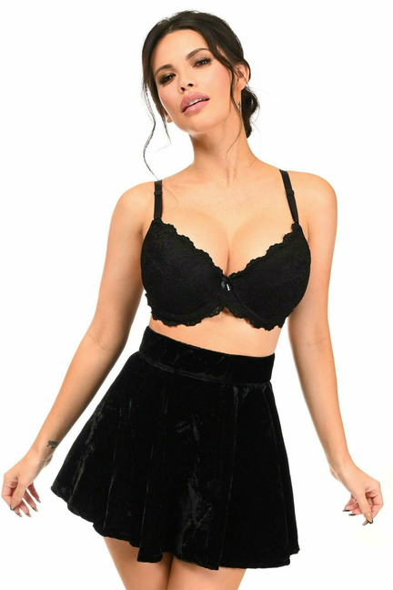 Velvet Skirt Daisy Corsets