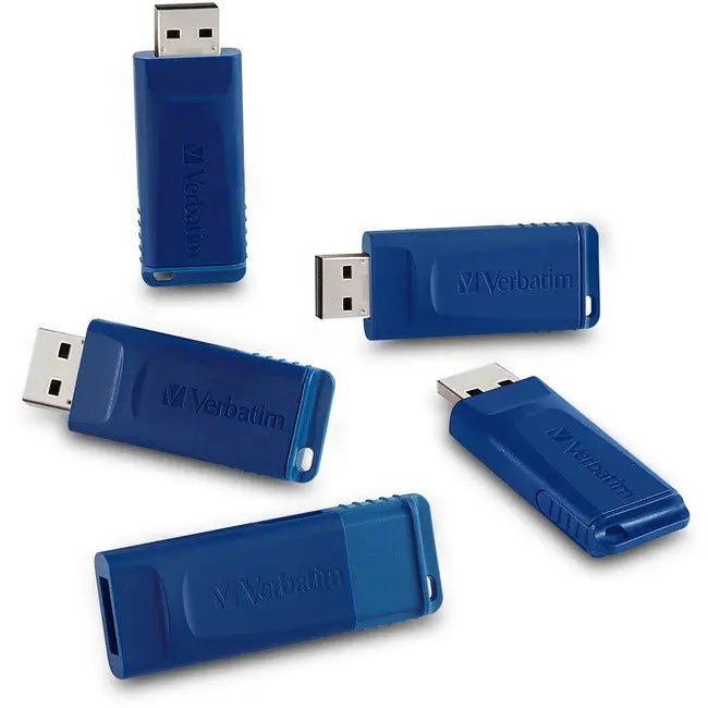 Verbatim 8GB USB Flash Drive - 5pk - Blue Verbatim America, LLC