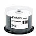 Verbatim CD-R, 94949, 700MB, 52X, White Thermal Printable, 50PK Spindle, TAA VERBATIM AMERICAS LLC