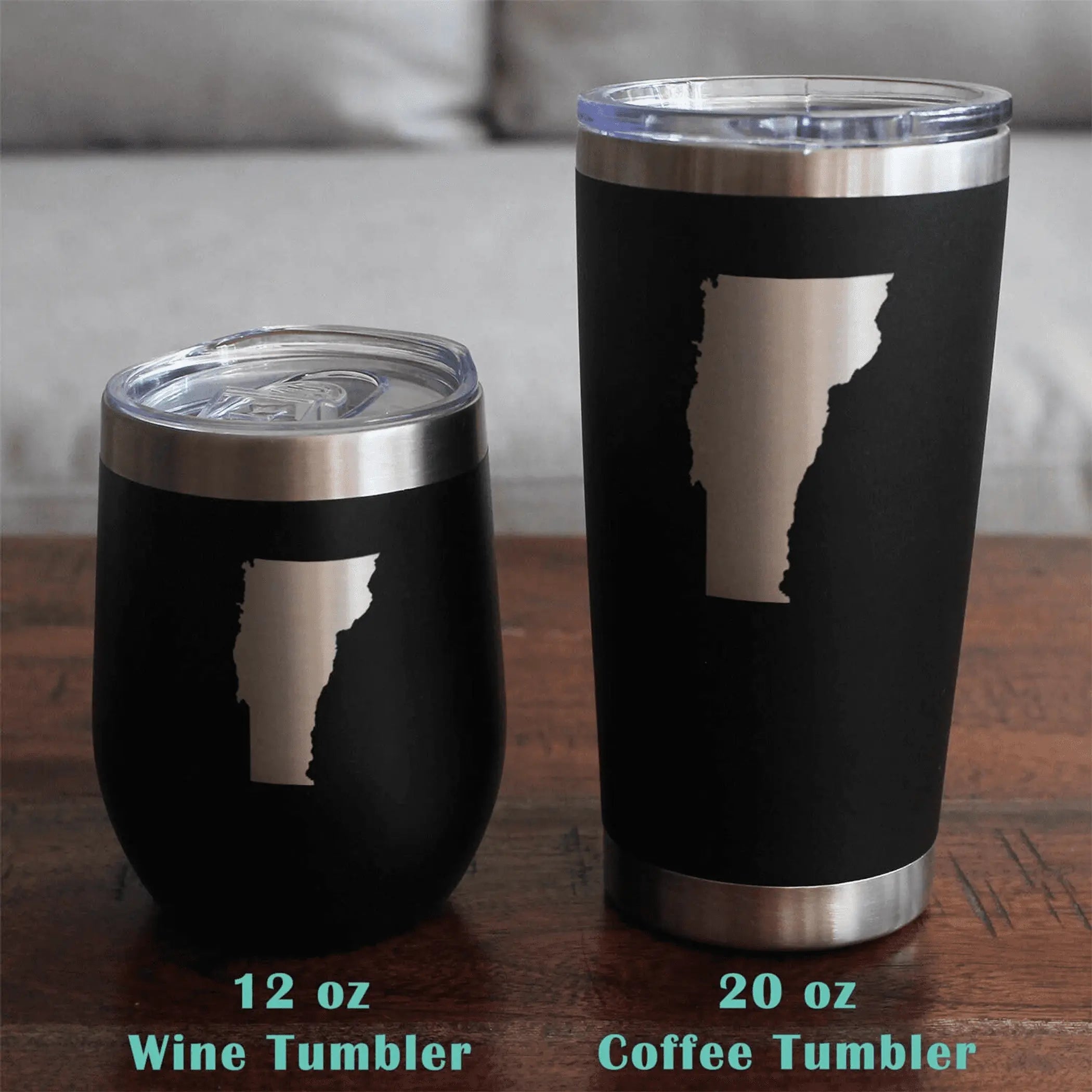 Vermont Outline Pint Glass for Beer - Vermonters Gifts Bevvee