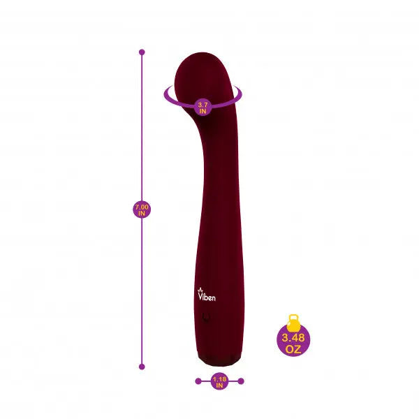 Viben Devotion Ruby Intense G-spot Vibe Viben