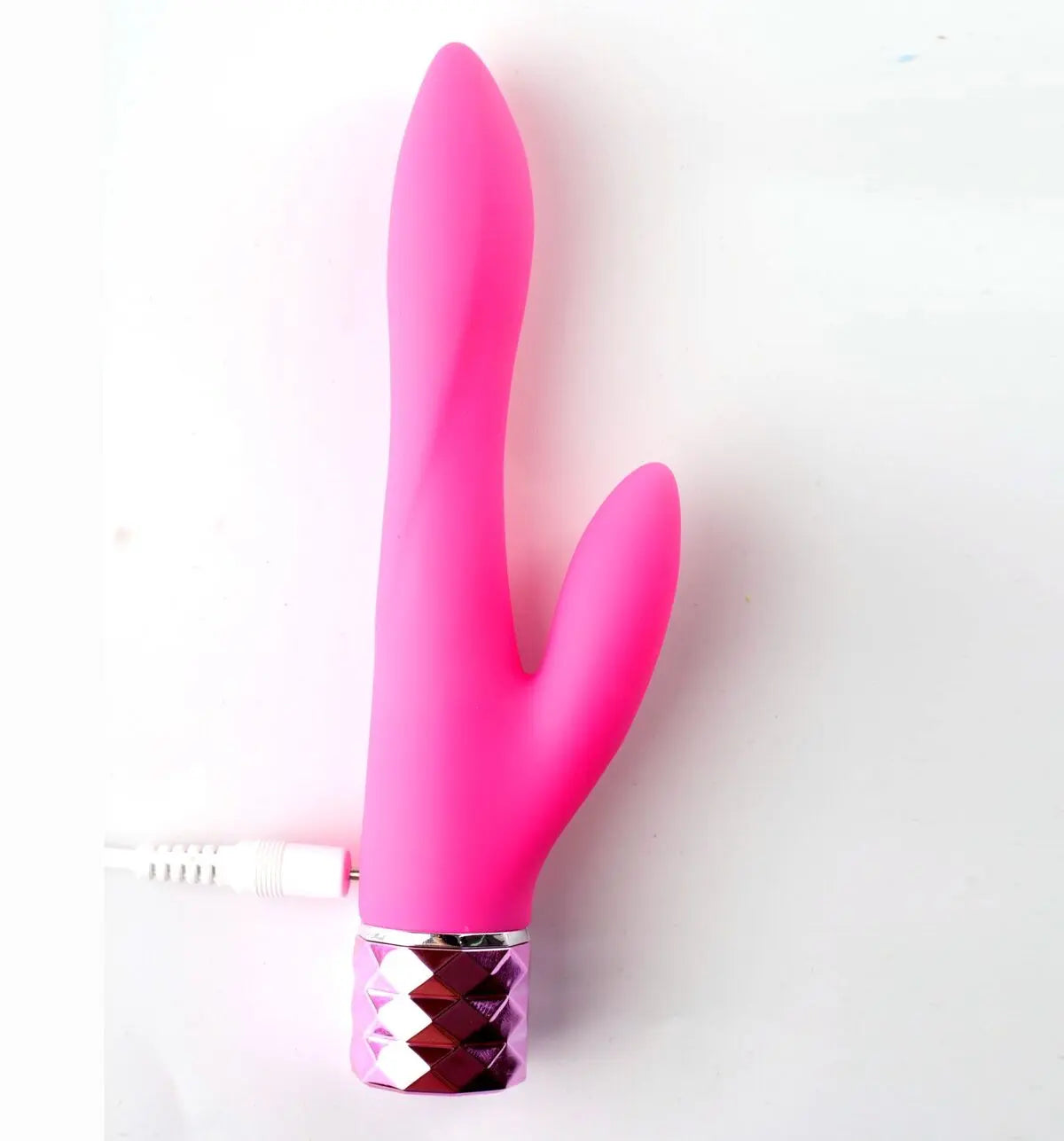 Victoria Rechargeable Silicone Dual Vibe Neon Pink Maia Toys