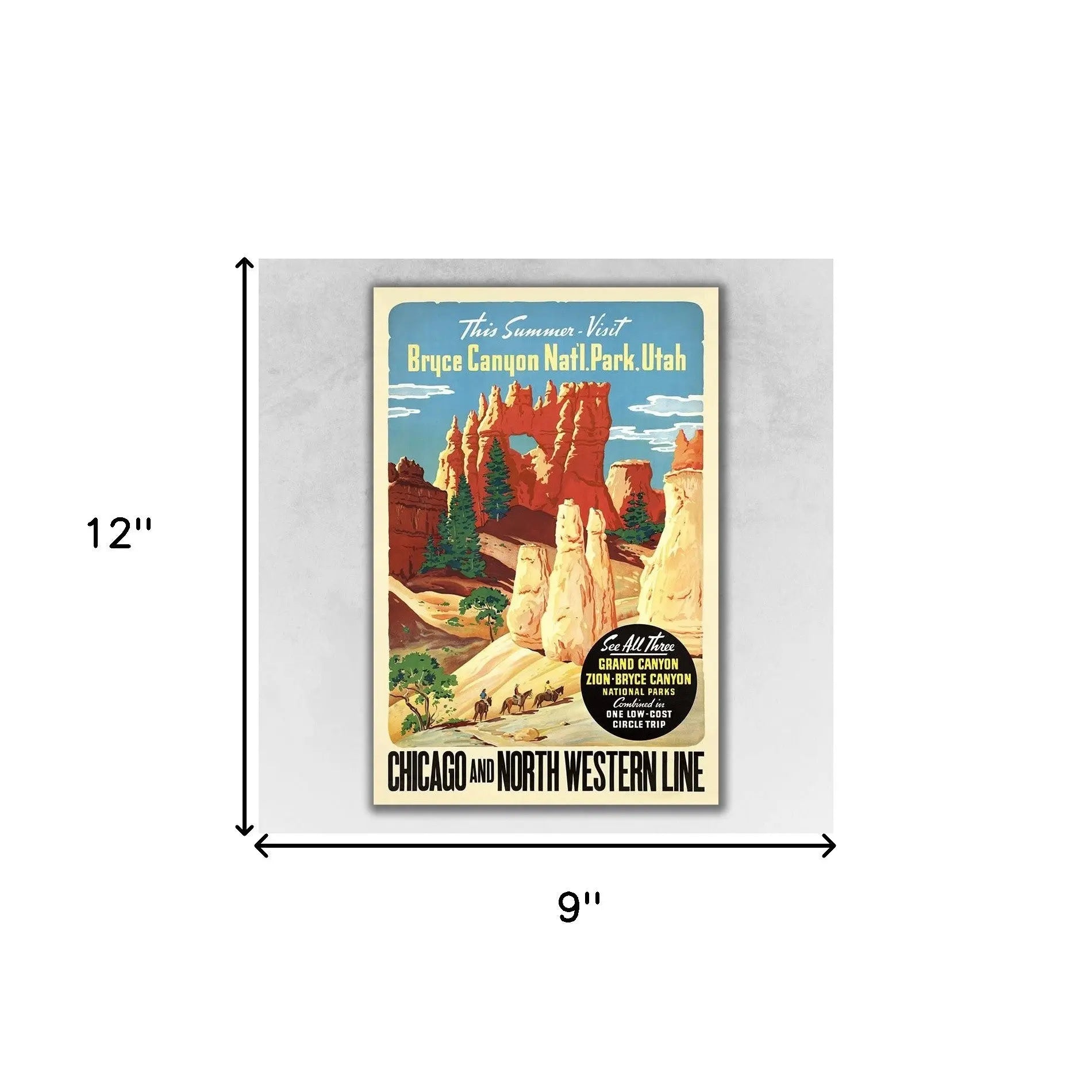 Vintage 1920S Adirondack Mountains Unframed Print Wall Art Homeroots Home Decor